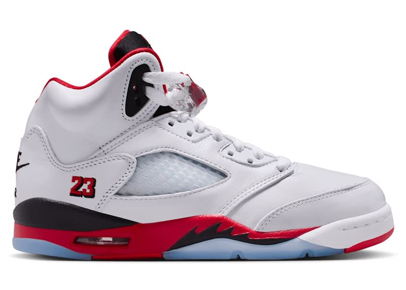 Jordan 5 Retro Fire Red Black Tongue (2025) (GS)